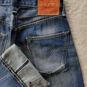VTG Levi’s LVC Lot 505XX Big E selvedge jeans